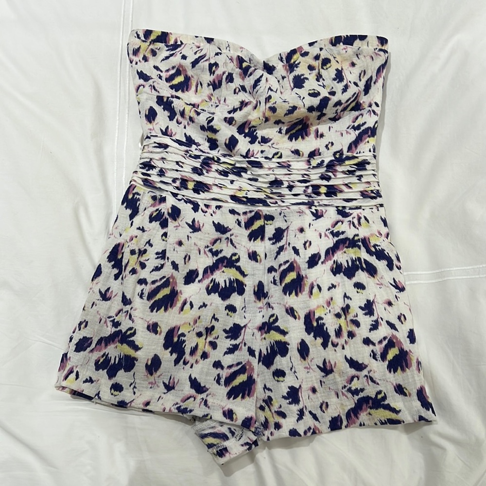 Linen Shorts Romper